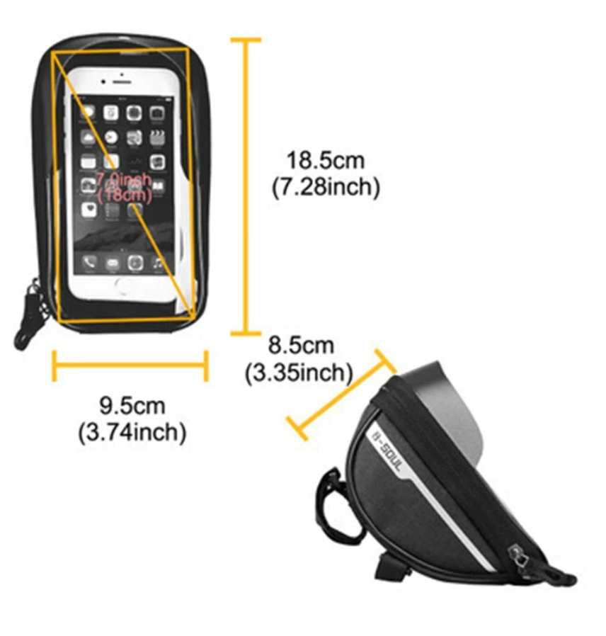 WATERPROOF BICYCLE PHONE HOLDER