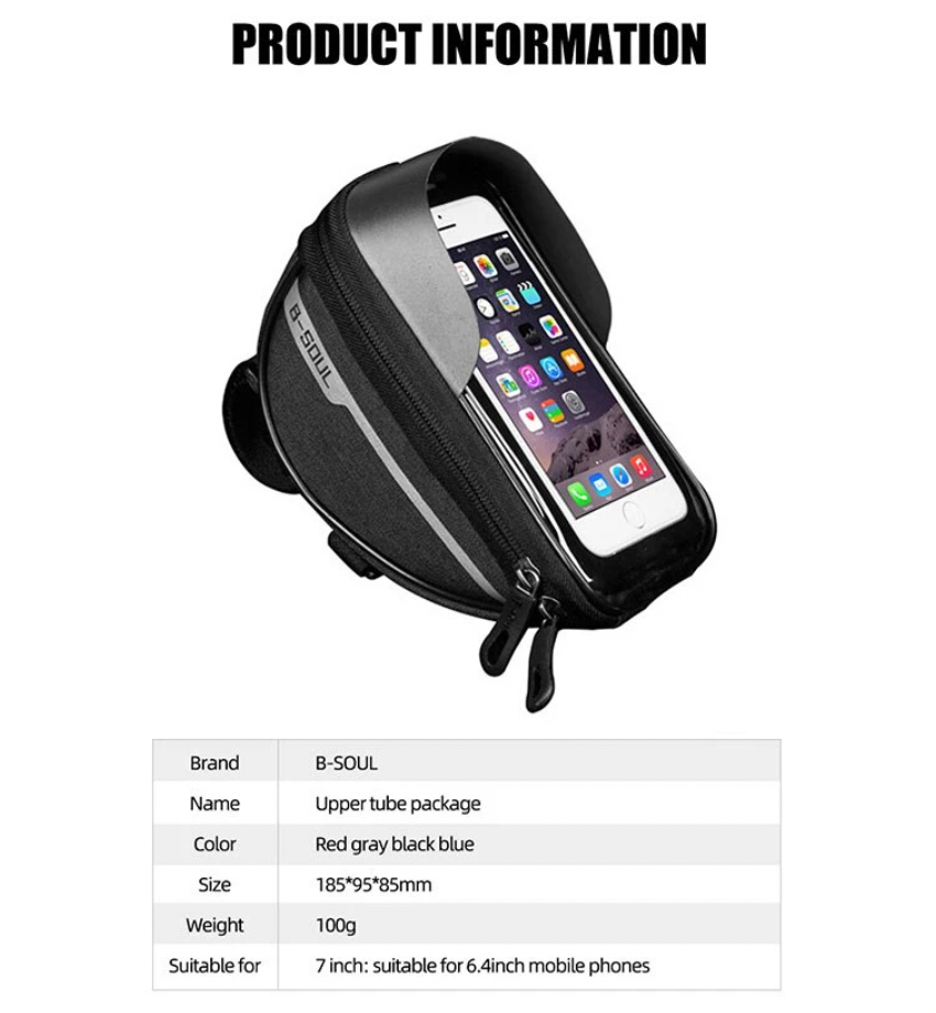 WATERPROOF BICYCLE PHONE HOLDER