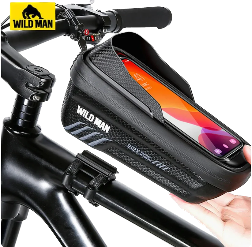 VERSATILE WATERPROOF BICYCLE PHONE HOLDER AND POUCH